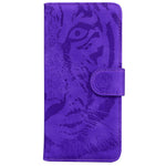 OnePlus 11 5G-mobilcover med tigertryk, PU-læder, pungeetui, stativ, beskyttende mobilcover