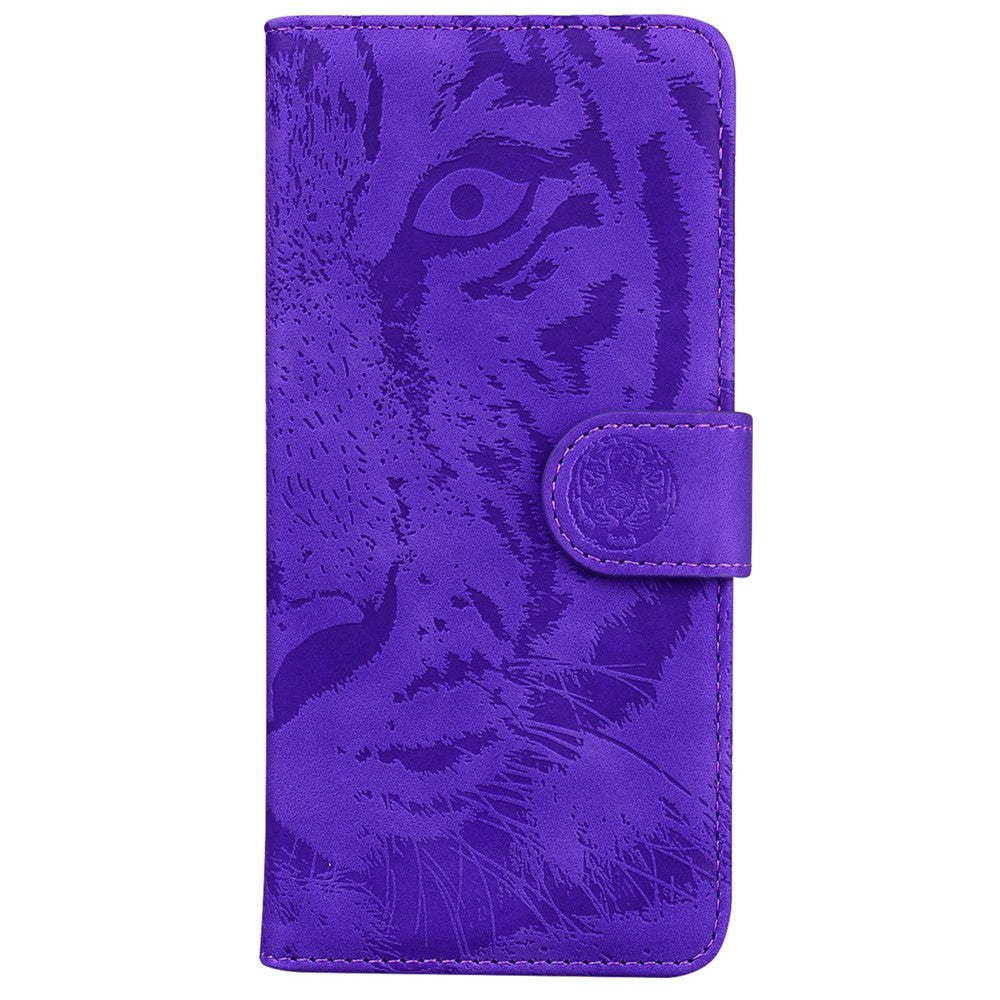 OnePlus 11 5G-mobilcover med tigertryk, PU-læder, pungeetui, stativ, beskyttende mobilcover