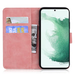 For Samsung Galaxy F04 4G / M04 4G / A04e 4G Stand Wallet Phone Cover Tiger Pattern Imprinted Leather Case
