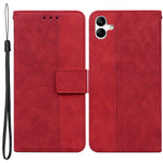 Til Samsung Galaxy A04e 4G / F04 4G / M04 4G Imprintet Telefoncover PU Læderpung Stødsikkert Standercover med Håndrem