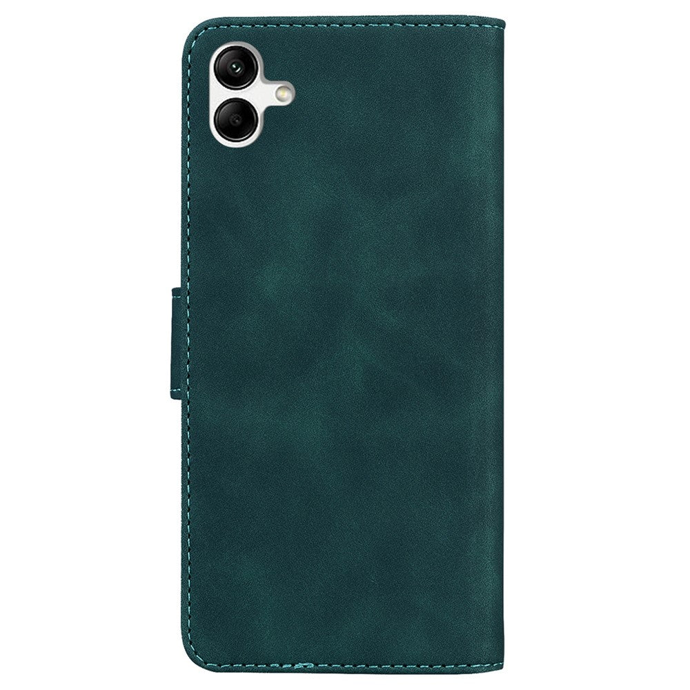 Til Samsung Galaxy A04e 4G / F04 4G / M04 4G Læder Telefoncover Sommerfuglemønster Tryk Pung Telefonstativ Cover