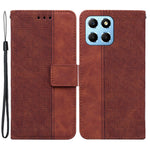 For Honor X8 5G Anti-Scratch Imprinted Leather Phone Case Phone Wallet Stand Cover