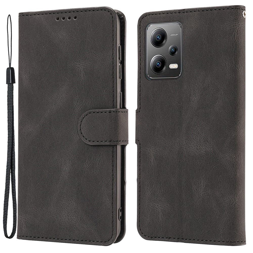 Xiaomi Redmi Note 12 Pro+ 5G / Note 12 Explorer 5G Läderfodral med stativ, plånboksfodral och rem