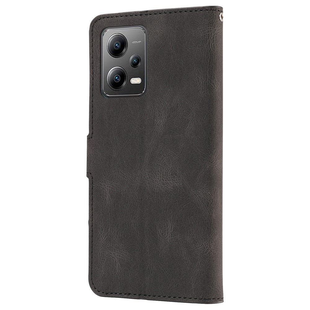 For Xiaomi Redmi Note 12 Pro+ 5G / Note 12 Explorer 5G Leather Phone Case Stand Wallet Cover with Strap