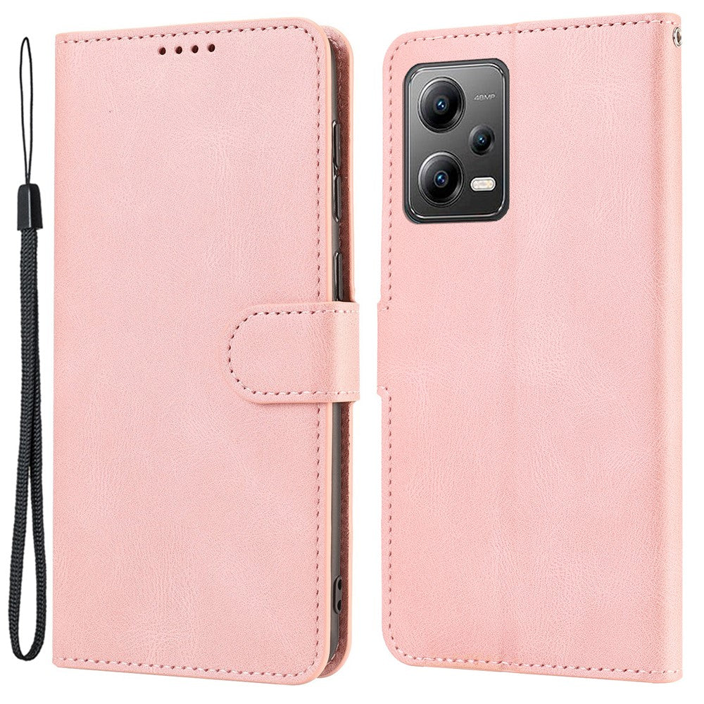 Xiaomi Redmi Note 12 Pro+ 5G / Note 12 Explorer 5G Läderfodral med stativ, plånboksfodral och rem