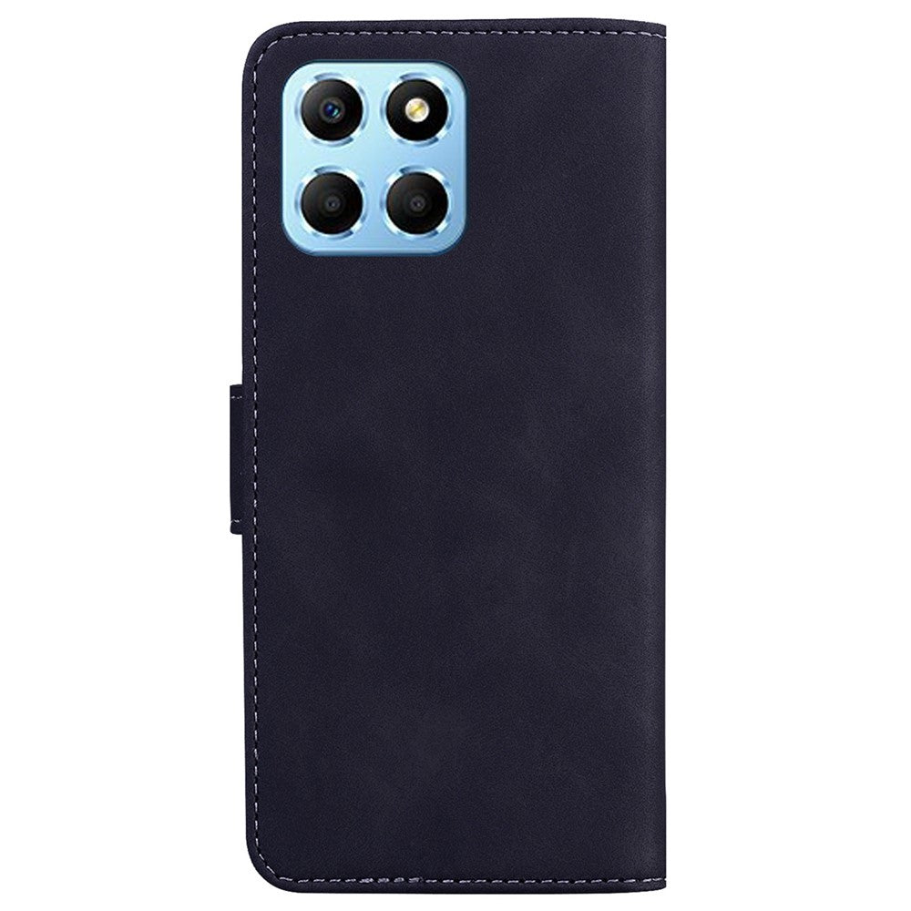For Honor X8 5G Butterfly Pattern Printing TPU+PU Leather Phone Case Wallet Phone Stand Cover