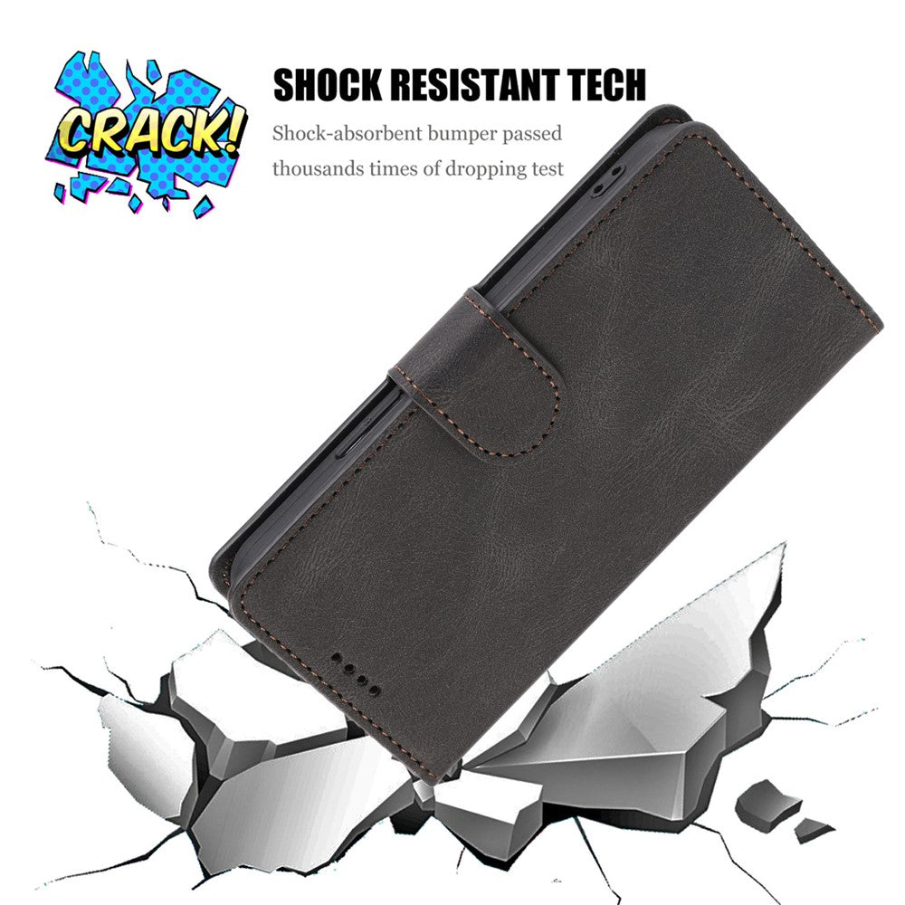 For Xiaomi Redmi Note 12 Pro 5G / Note 12 Pro Speed 5G / Poco X5 Pro 5G PU Leather Stand Wallet Cover with Strap