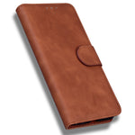 For Honor X8 5G Anti-Fingerprint Leather Phone Case Solid Color Stand Wallet Cover