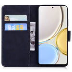 For Honor X8 5G Cell Phone Case Stand Wallet Tiger Pattern Imprinted PU Leather Flip Phone Cover
