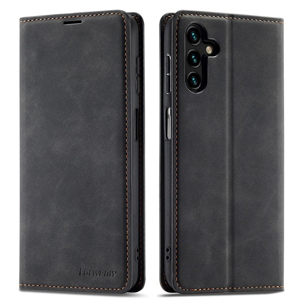 FORWENW Fantasy Series til Samsung Galaxy A34 5G Foldbart Stand Pungcover Hudvenligt Læder Telefoncover