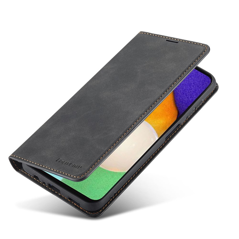 FORWENW Fantasy Series for Samsung Galaxy A54 5G Skin-touch Leather Phone Cover Anti-drop Stand Wallet Case