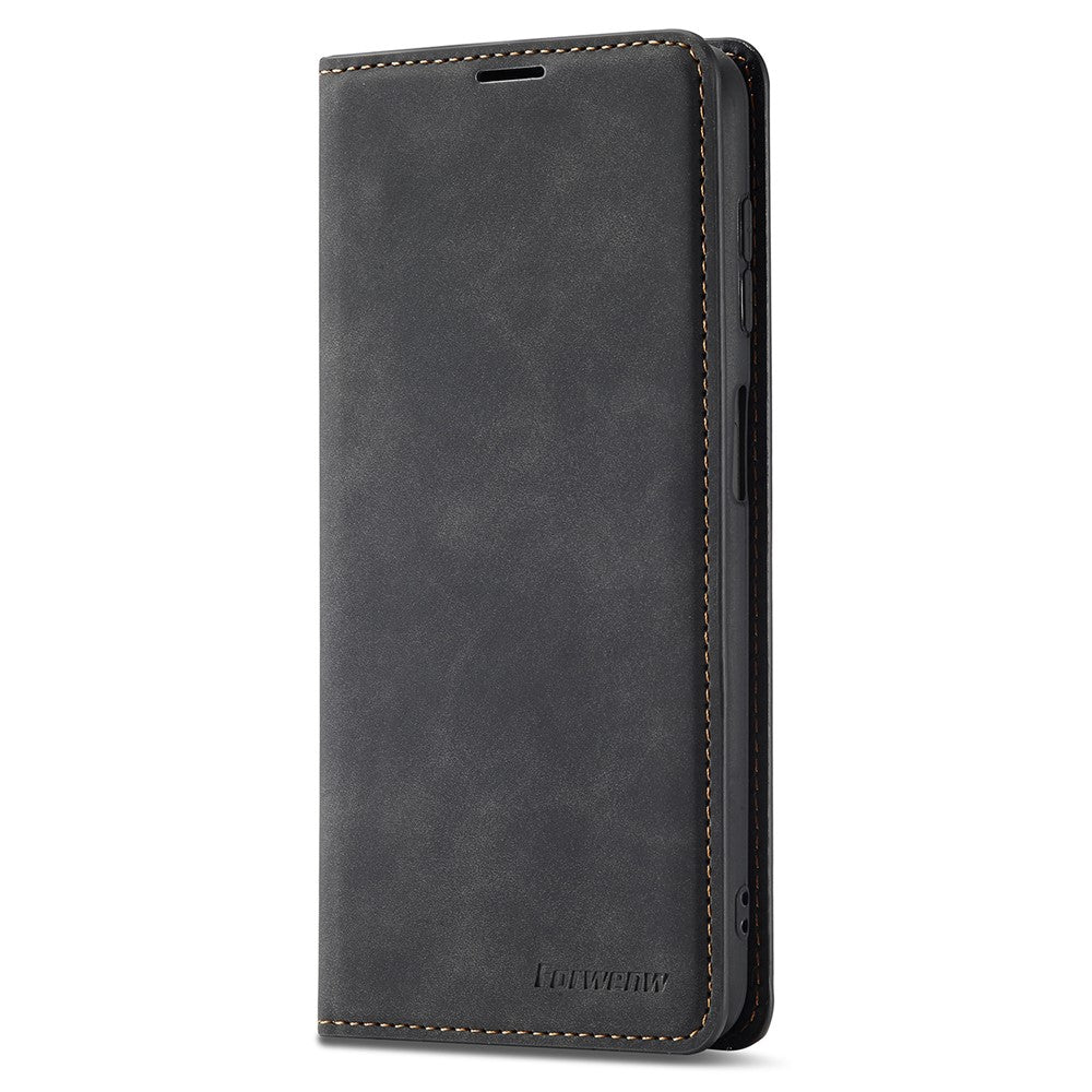 FORWENW Fantasy Series for Samsung Galaxy A54 5G Skin-touch Leather Phone Cover Anti-drop Stand Wallet Case