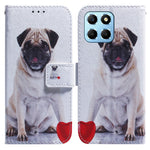 For Honor X8 5G PU Leather Folio Wallet Case Pattern Printing Stand Phone Cover Shell