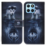For Honor X8 5G PU Leather Folio Wallet Case Pattern Printing Stand Phone Cover Shell