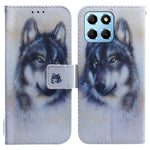 For Honor X8 5G PU Leather Folio Wallet Case Pattern Printing Stand Phone Cover Shell