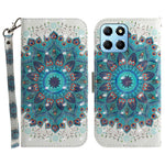 PU Leather Case for Honor X8 5G Protective Shell Wallet Phone Flip Cover with Strap