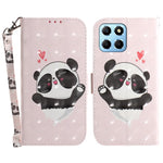 PU Leather Case for Honor X8 5G Protective Shell Wallet Phone Flip Cover with Strap