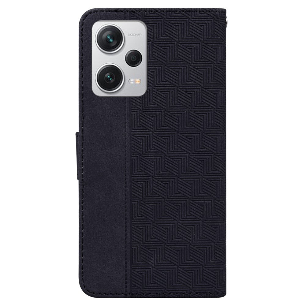 Anti-drop Phone Case for Xiaomi Redmi Note 12 Pro+ 5G Imprinted Wallet Flip Leather Cover