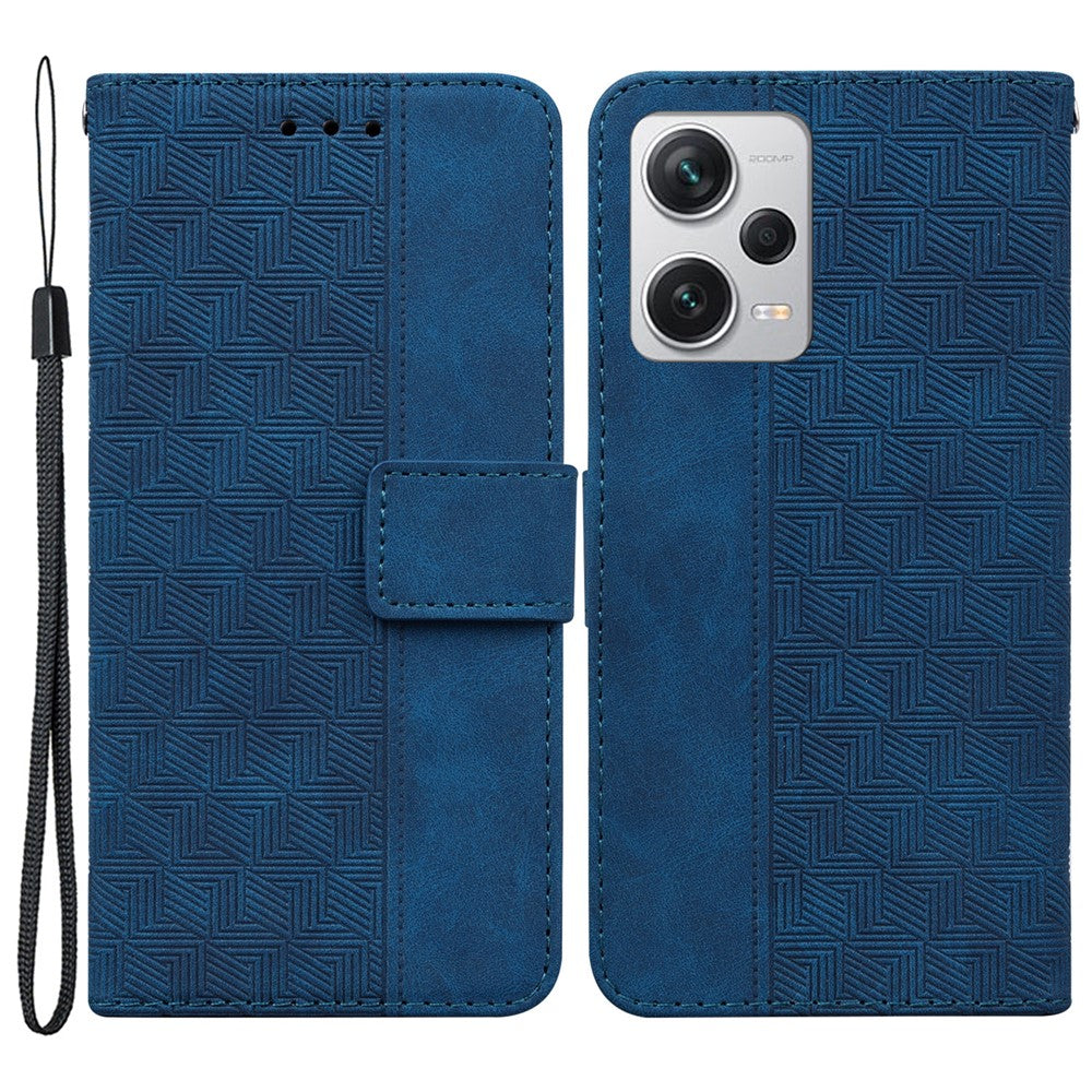 Anti-drop Phone Case for Xiaomi Redmi Note 12 Pro+ 5G Imprinted Wallet Flip Leather Cover