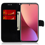 For Xiaomi Redmi Note 12 Pro+ 5G PU Leather Flip Case Dazzling Flower Pattern Wallet Stand Phone Cover
