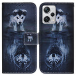 For Xiaomi Redmi Note 12 Pro+ 5G Shockproof Wallet Cover Pattern Printing PU Leather Stand Phone Case