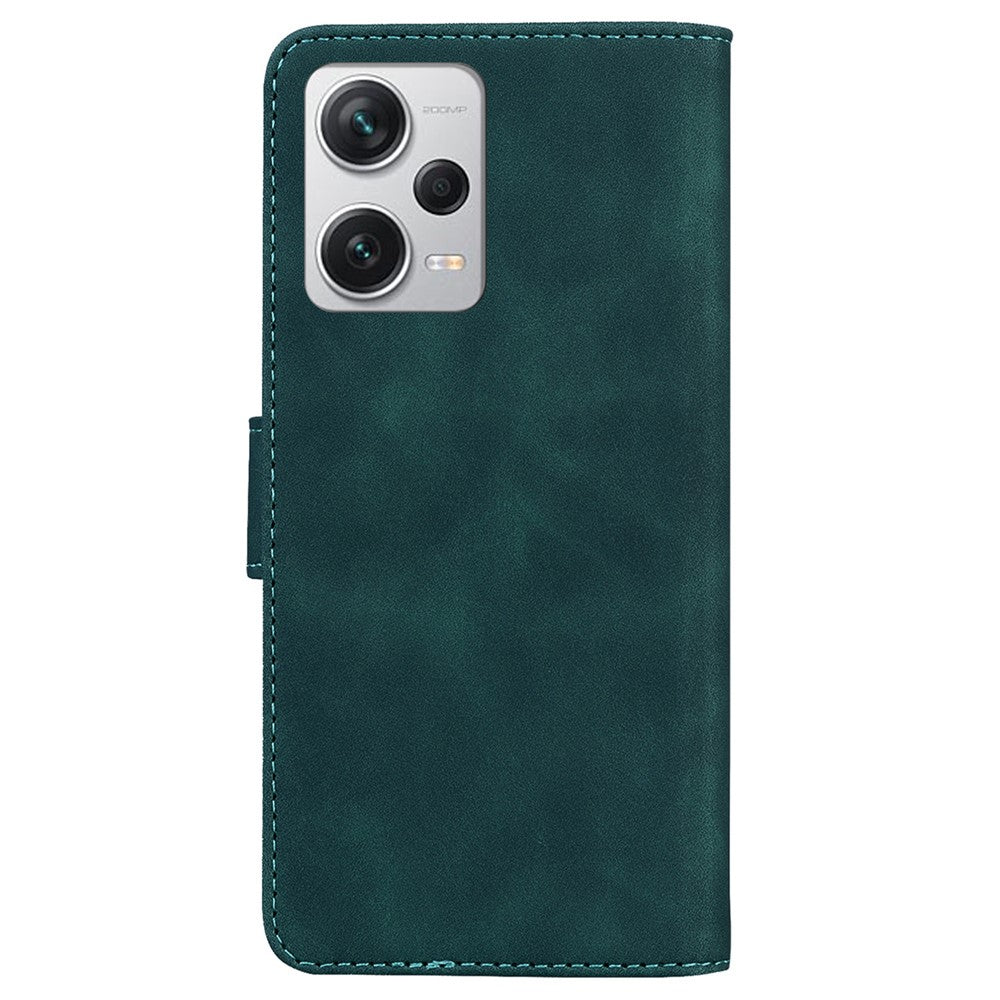 Läderfodral för Xiaomi Redmi Note 12 Pro+ 5G med plånboksfodral, fjärilsmönster och tryck