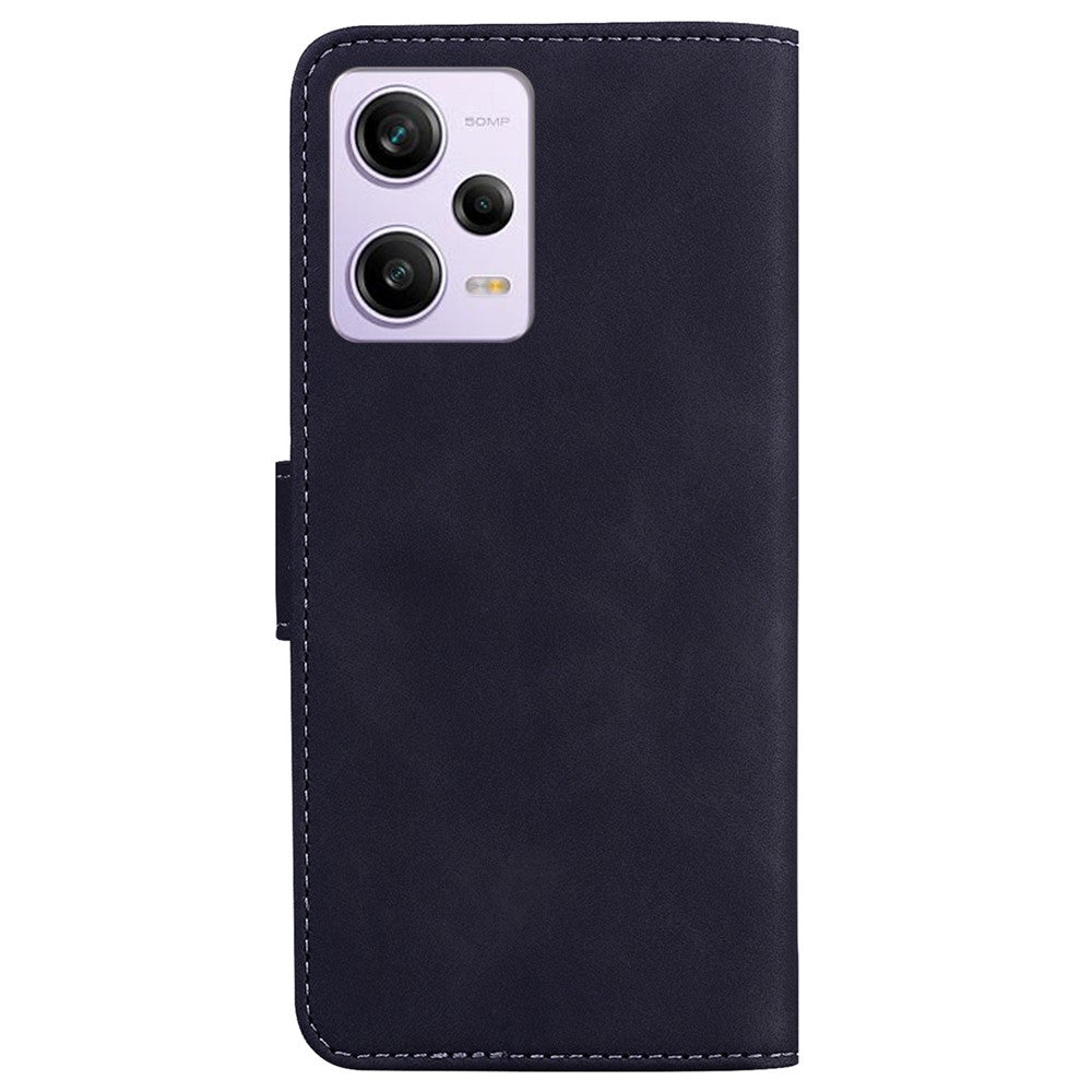 For Xiaomi Redmi Note 12 Pro 5G / Note 12 Pro Speed 5G / Poco X5 Pro 5G Leather Flip Phone Case Solid Color Wallet Cover Stand