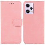 For Xiaomi Redmi Note 12 Pro 5G / Note 12 Pro Speed 5G / Poco X5 Pro 5G Leather Flip Phone Case Solid Color Wallet Cover Stand