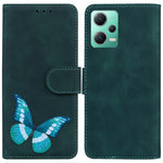 Xiaomi Redmi Note 12 5G (Global) / (Indien) / (Kina) / Poco X5 5G Läderplånbok Mobilskal Fjärilstryck Stativ Mobilskal