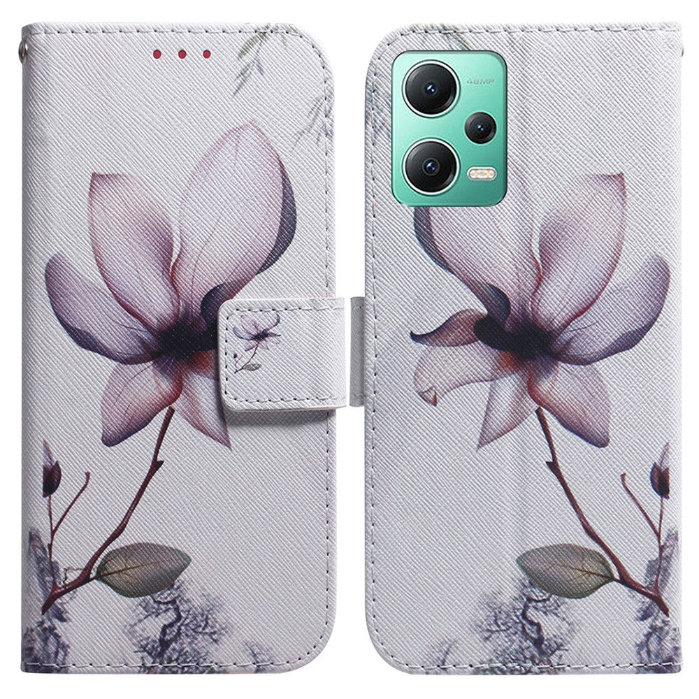 Xiaomi Redmi Note 12 5G (Global) / (Indien) / (Kina) / Poco X5 5G Plånboksfodral Mönstertryck Läderfodral
