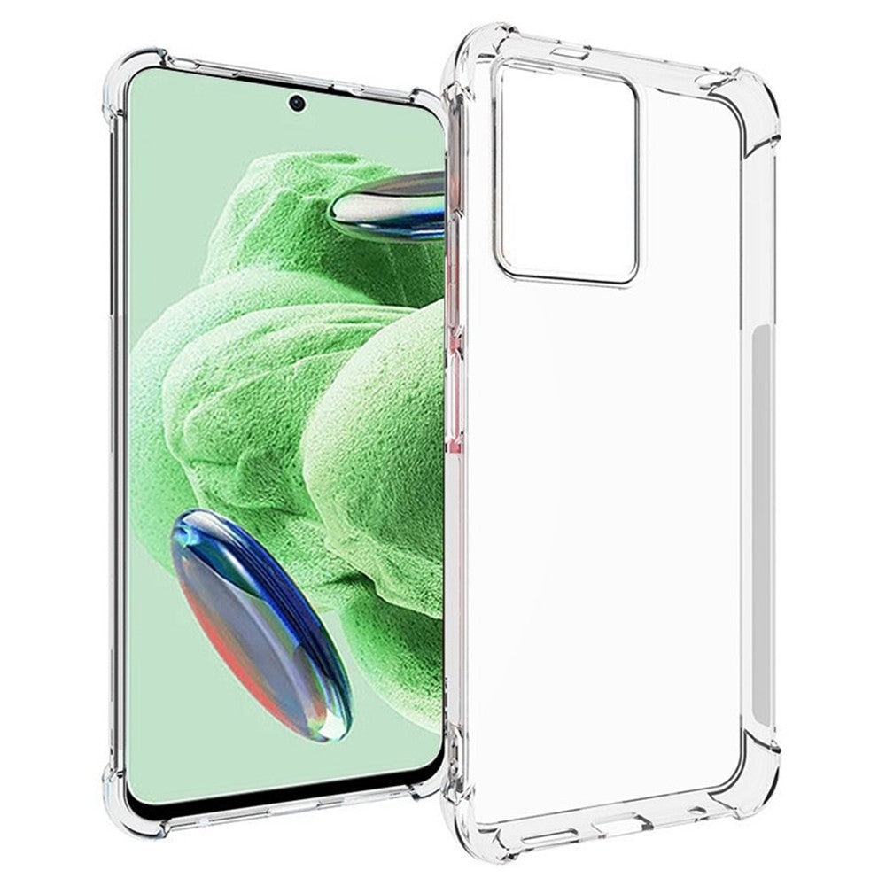 Xiaomi Redmi Note 12 5G (Global) / (Indien) / (Kina) / Poco X5 5G Halkfritt mobilskal Transparent TPU-baksida