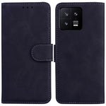 For Xiaomi 13 5G PU Leather Solid Color Wallet Case Stand Magnetic Clasp Shockproof Phone Cover