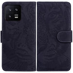 For Xiaomi 13 5G PU Leather Phone Case with Wallet Tiger Pattern Imprinted Stand Phone Bags Cover
