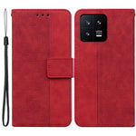 For Xiaomi 13 5G Anti-drop Phone Case Stand Imprinted Flip Leather Phone Cover with Wallet