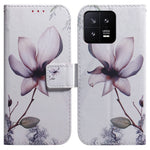 Xiaomi 13 5G PU-läder plånboksfodral mönstertryck vikbart stativskydd