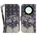 Anti-drop Phone Cover for Honor X40 5G / X9a 5G / Magic5 Lite 5G , Folio Flip Wallet Phone Case with Strap