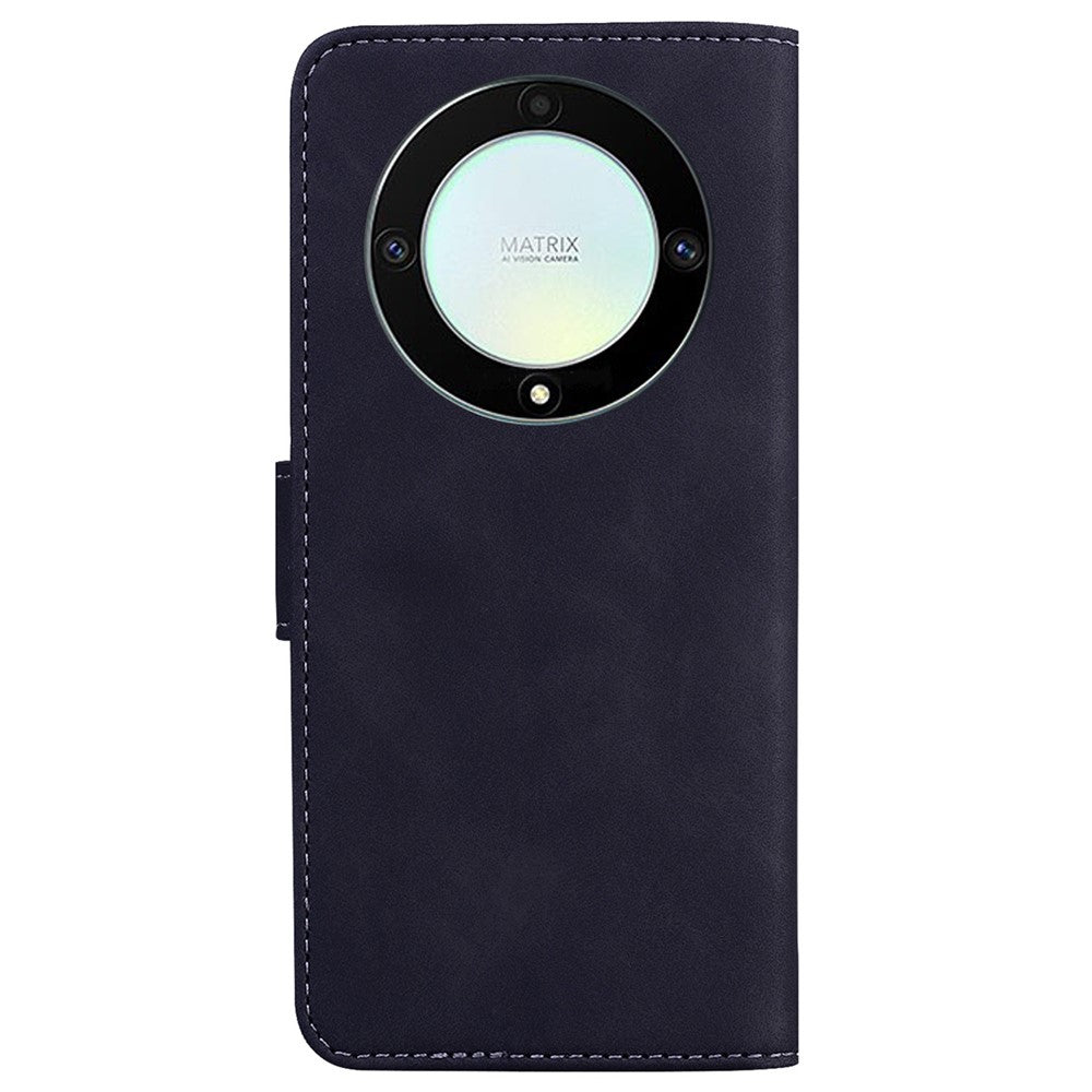 For Honor X40 5G / X9a 5G / Magic5 Lite 5G PU Leather Wallet Cover Solid Color Flip Stand Phone Case