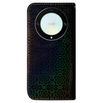 For Honor X40 5G / X9a 5G / Magic5 Lite 5G PU Leather Wallet Cover Dazzling Flower Pattern Flip Stand Phone Case