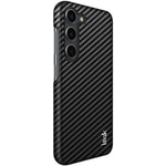 IMAK Ruiyi-serien för Samsung Galaxy S23 PU-läder + PC-mobilskal i kolfibertextur bakstycke