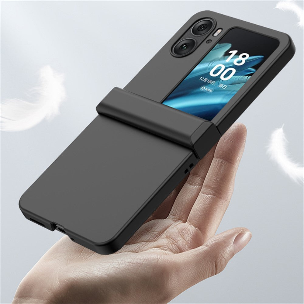 For Oppo Find N2 Flip 5G Skin-touch Phone Case Hinge Protection Hard PC Phone Cover