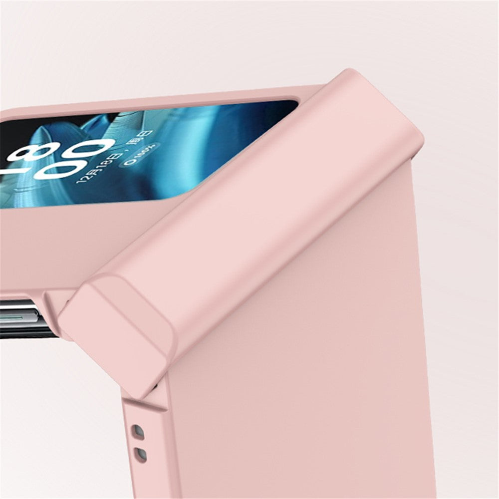 For Oppo Find N2 Flip 5G Skin-touch Phone Case Hinge Protection Hard PC Phone Cover