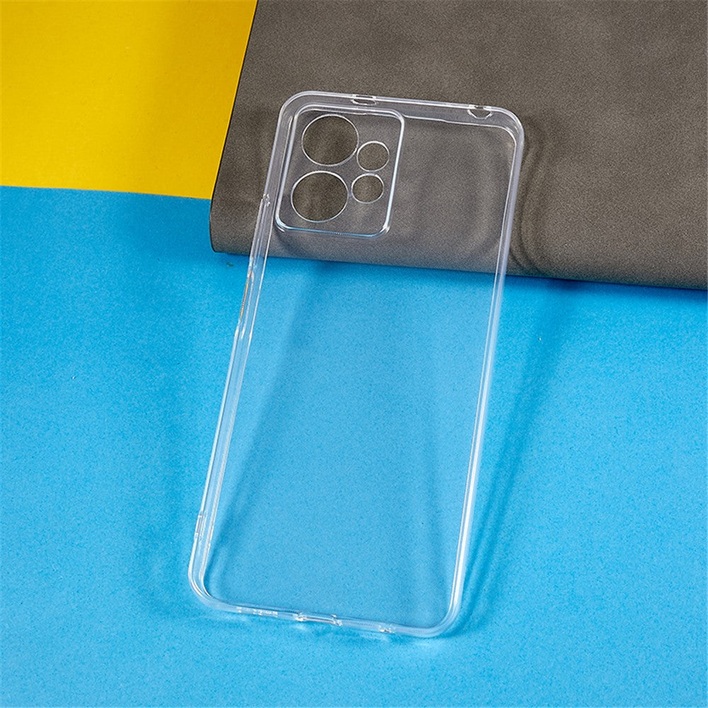 Xiaomi Redmi Note 12 4G mobilmobilskal ultratunt, fallskyddande, genomskinligt TPU-bakstycke