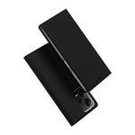 DUX DUCIS Skin Pro Series-læderetui til Xiaomi Redmi Note 12 Pro+ 5G, kortholder/stativ