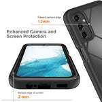 For Samsung Galaxy A54 5G Phone Case PC + TPU Full Protection Phone Cover with PET Screen Protector
