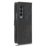 For Samsung Galaxy Z Fold3 5G Leather Phone Case RFID Blocking Wallet Stand Smartphone Cover with Strap