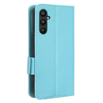 For Samsung Galaxy A24 4G (162.1 x 77.6 x 8.3mm) PU Leather Phone Case Litchi Texture Wallet Stand Protective Phone Cover