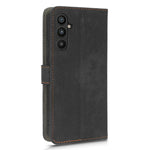For Samsung Galaxy A24 4G (162.1 x 77.6 x 8.3mm) RFID Blocking Phone Cover Wallet Stand Leather Case with Strap