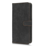For Samsung Galaxy A24 4G (162.1 x 77.6 x 8.3mm) RFID Blocking Phone Cover Wallet Stand Leather Case with Strap