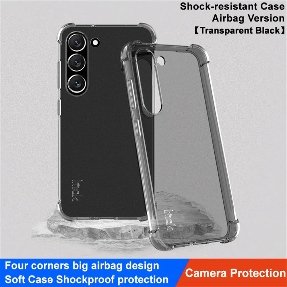 IMAK For Samsung Galaxy S23 Clear TPU Phone Case Airbag Drop-proof Back Cover