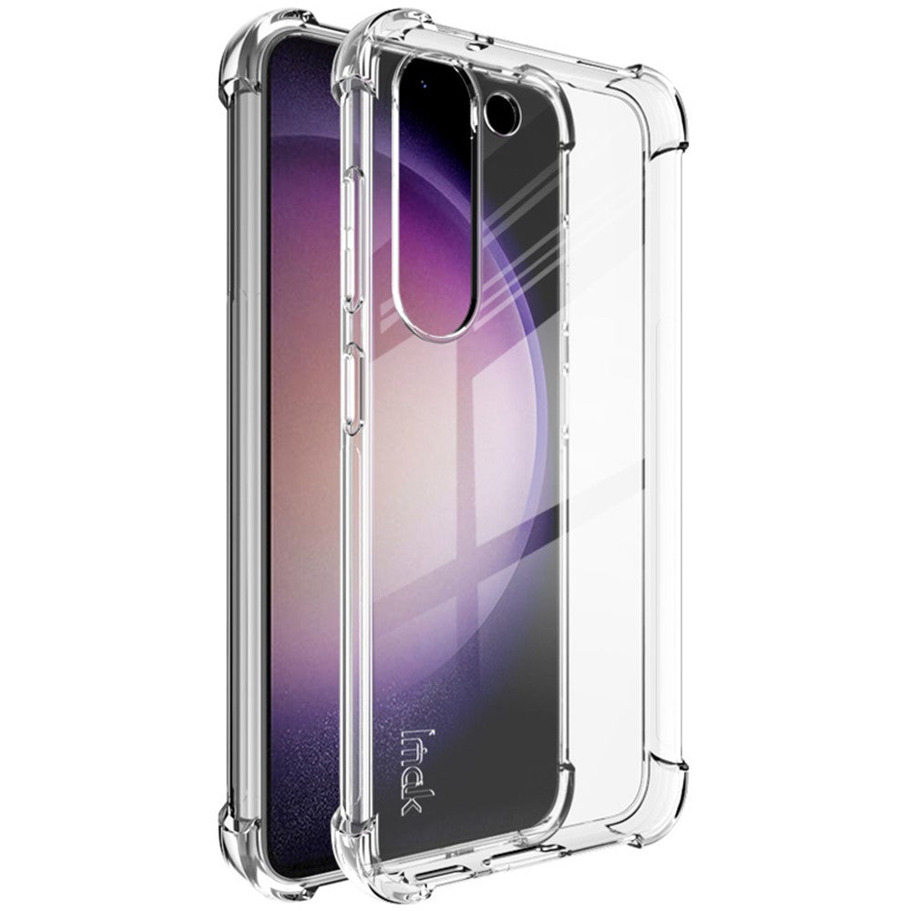 IMAK For Samsung Galaxy S23 Clear TPU Phone Case Airbag Drop-proof Back Cover
